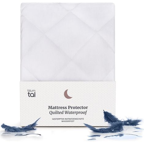 Protege Matelas 135x190x30 - Lot de 1 - Housse De Matelas 135x190 Silencieux Et Extra-Confort (1/5)