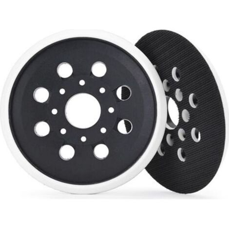 Plaque abrasive auto-adhésive de 125 mm avec 8 orifices pour ponceuses orbitales, compatible avec modèles PEX 300 AE et PEX 400 AE (1/5)
