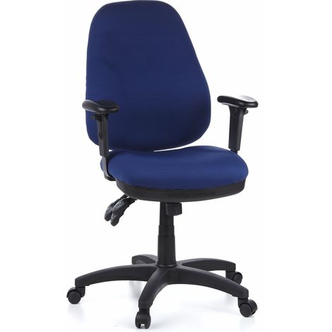Bürostuhl / Drehstuhl ZENIT PRO Stoff blau hjh OFFICE (1/5)