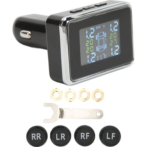 Moniteur de Pression des Pneus, Longue Distance de Réception sans Fil TPMS pour Camion (1/5)
