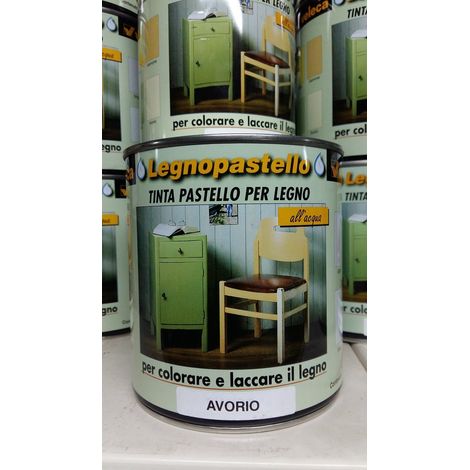 VELECA LEGNOPASTELLO x COLORARE / LACCARE EFFETTO SHABBY CHIC 750ML Avorio