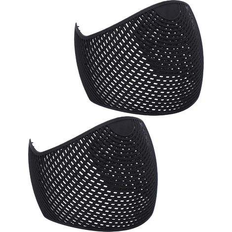 Hijab Hair Grip Band, 2 Pieces, Non-Slip Elastic Headband, Comfortable Base Layer for Headscarves, Daily Use, Sports (BLACK) (1/5)