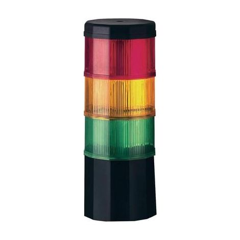 Werma Signaltechnik Columna de señalización roja 165 mm
