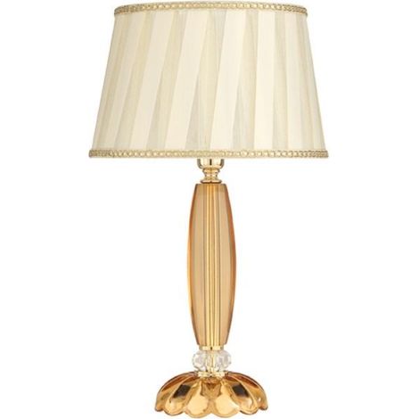 Lampada da tavolo CECILIA 25x45 cm in cristallo Ambra (1/2)