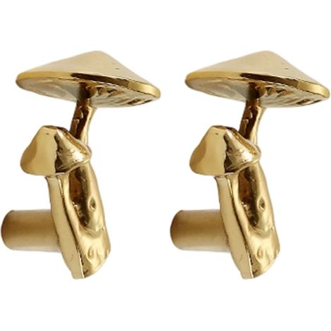 Bouton de placard en laiton - Poignée de tiroir unique en forme de champignon - Poignée décorative pour meubles - Quincaillerie de meuble en forme de champignon - Poignées de tiroir de rechange (1/5)