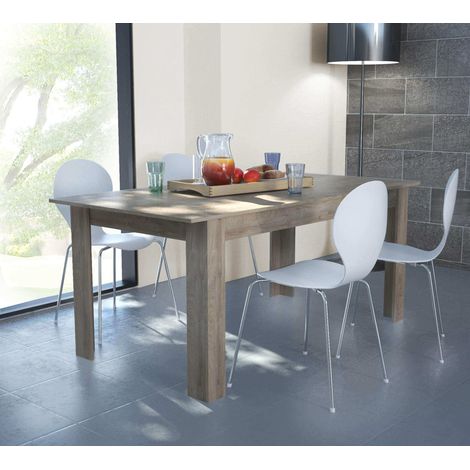 COSTANZO - tavolo da pranzo allungabile moderno (1/3)