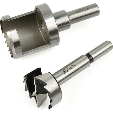 SET PUNTE FORSTNER E TAGLIERINA PER TASSELLI PER TRAPANO LEGNO 35MM GEKO G38126