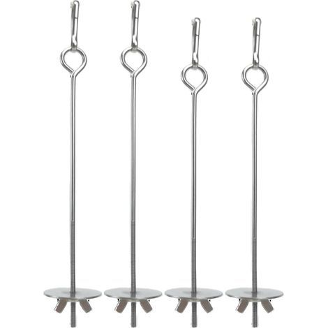 4 Pièces Perroquet Brochette Mangeoire, Support de Nourriture de Perroquet, Porte Fruits Perroquet, Brochette D'oiseau en Acier Inoxydable, pour Jouet de Recherche de Nourriture-Chrom (1/5)