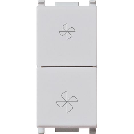 VIMAR - 14063.SL Commutatore 2P 10AX fan-coil Silver