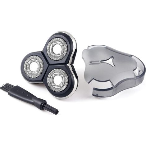 Tête de rasage de remplacement RQ12 compatible avec les rasoirs Philips Norelco RQ11, RQ10, SensoTouch 3D, 1260X, RQ1250, RQ1295, RQ1180 et Arcitec — Unité de rasage Triple 3D