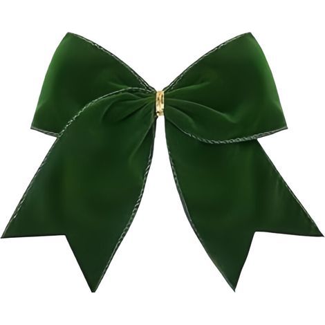 Accents suspendus en velours de noël avec nœud papillon,-Vert (1/2)