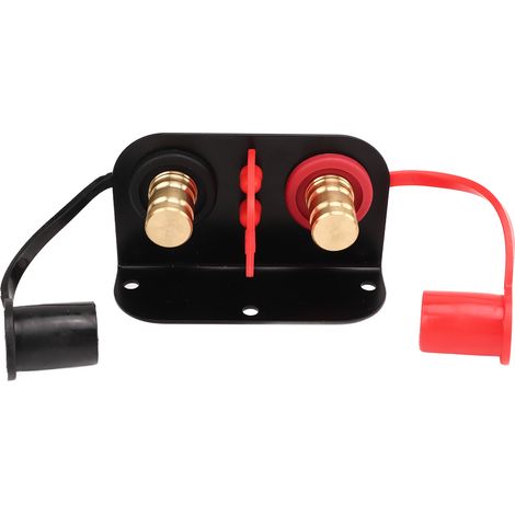 Borne de batterie à distance avec capuchons étanches pour UTV ATV voiture camion camping-car tracteur tondeuse bateau (1/5)