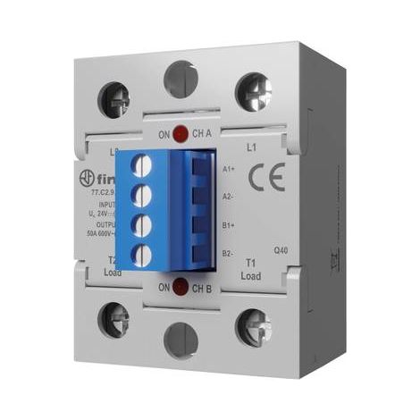 Finder Relais à semi-conducteurs 77C290248671 50 A Tension de contact (max.): 660 V/AC à commutation à valeur instantan
