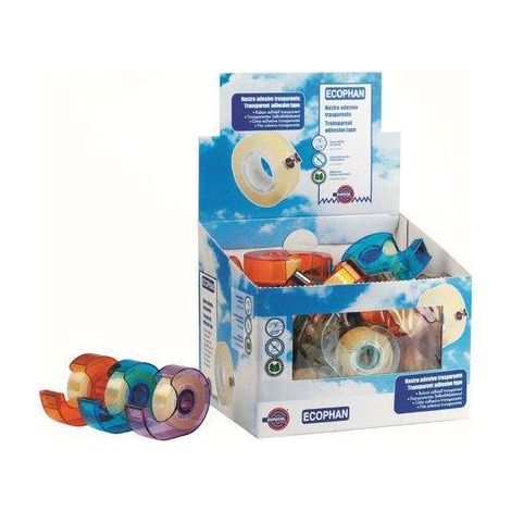 NASTRO ADESIVO TRASPARENTE CHIOCCIA EUROCEL - PPL MM 19 ML 25 CF=PZ 34- 1 confezioni