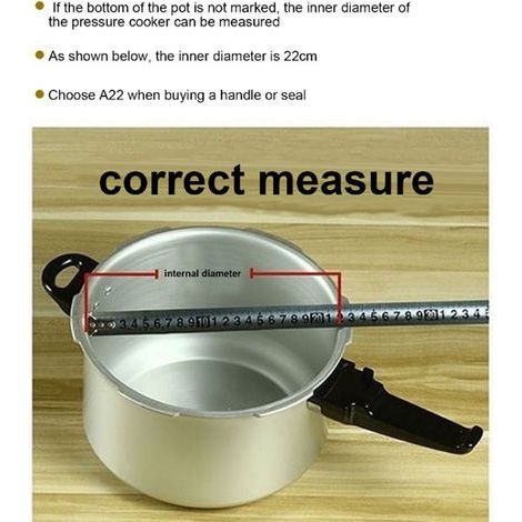 Transparent silicone pressure cooker gasket – 24 cm inner diameter – food-grade, heat-resistant (1/4)
