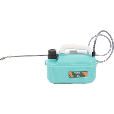 Vaporisateur de jardin électrique 3.7V 5L 2000mAh anti-fuite pulvérisateur à batterie avec lance télescopique pour arrosage plantes alcool vert (1/5)