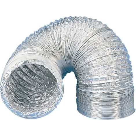 Unelvent – Gaine VMC aluminium souple 150 mm – Longueur 3000 mm – Finition naturelle – Classement M1