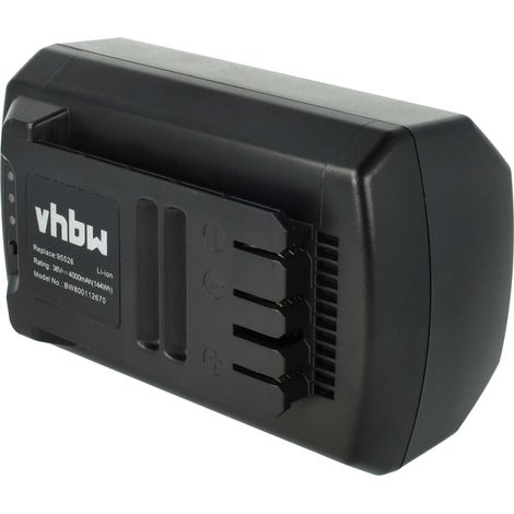 vhbw Battery Replacement for Garden Feelings R1S-360-AH-C 36V for Power Tools (4000 mAh, Li-ion, 36 V) (1/4)