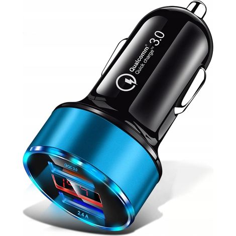 Schnelllade-LED-Autoladegerät mit 3,1 A und Schnellladefunktion 3.0 Koanni la8BLUE