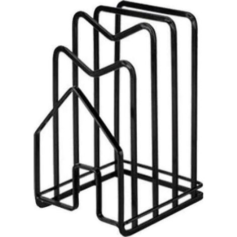 Support Pour Planches À Découper - Acier Antirouille - 12 x 14 x 21 cm - Pour Placards Cuisine Et Plans De Travail - 1 Pièce (1/5)