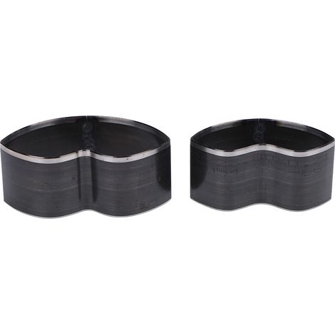 Matrices de découpe du cuir en forme de lèvre, ensemble de 2 pièces, 60x35mm 50x25mm, matrices de poinçonnage en acier allié pour l'artisanat (1/5)
