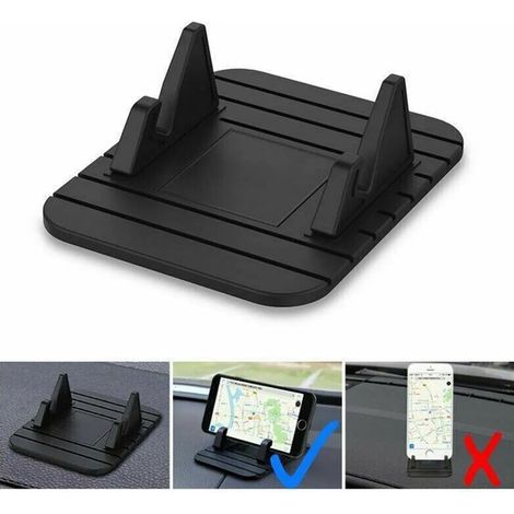 Soporte universal para teléfono móvil para el salpicadero del coche. Compatible con smartphones y sistemas de navegación. (1/5)