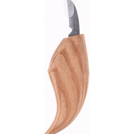 Couteau à sculpter acier manganèse, confortable en main, facile à utiliser, outil de travail du bois, lame précise pour sculpture sur bois, manche ergonomique. (1/2)