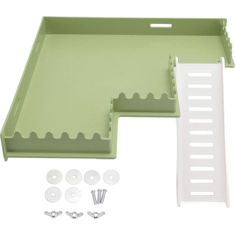 Ensemble d'échelle de plate-forme de Hamster, jouets de support interactifs polyvalents et amusants pour grand espace, Cage d'intérieur pour animaux de compagnie de Type M (1/5)