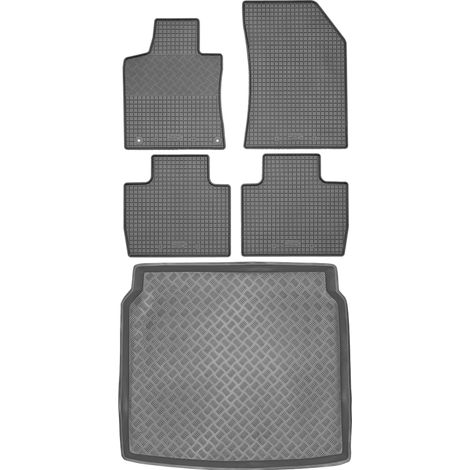 Peugeot 508 II SW a partir de 2018 SET - Alfombrillas de goma para coche + alfombrilla para maletero