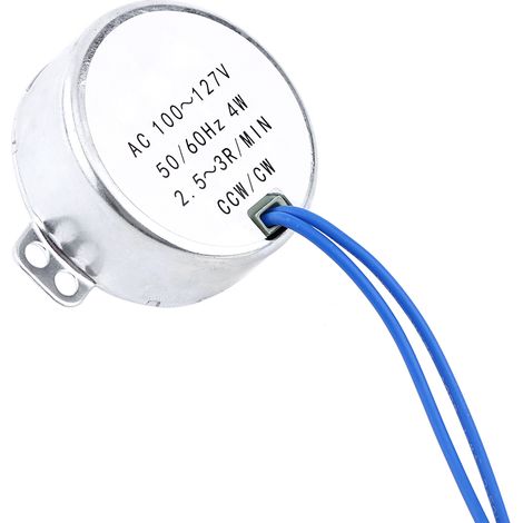 4-W-Synchronmotor, 100–127 V Wechselstrom, 50/60 Hz, Rechts-/Linkslauf, mit Getriebe, 1 Stück