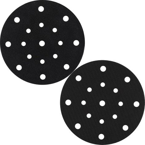 Support de protection Ø 150mm 17 trous, 2 pièces, pour protéger les plateaux de ponçage auto-agrippants