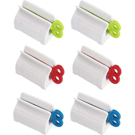 Lot de 6 Presse-Dentifrice rotatifs pour Dentifrice (1/5)