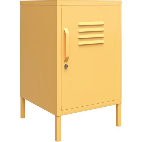 Cache Revêtement en poudre pour table d'appoint en métal jaune (1/5)