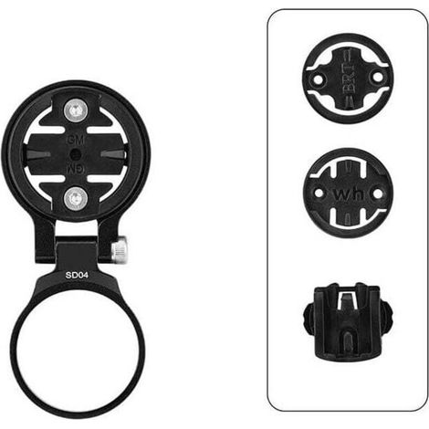 Support compact pour ordinateur de vélo, support d'extension de vélo de route, solide et en alliage d'aluminium (SD04),de DEBUNS (1/5)