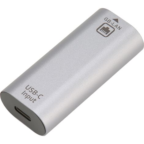 Adaptateur Ethernet USB-C Gigabit 1000 Mbps Aluminium, Plug and Play pour MacBook, PC Portable et Tablette (1/5)
