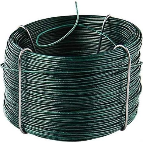 Fil de fer plastifié 50 mètres – Rouleau 0.8 mm pour fixation végétaux – Résistant aux intempéries – Usage professionnel – Achat Utile