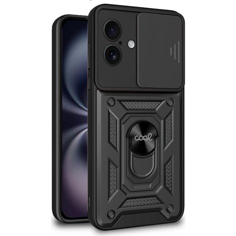 Carcasa COOL para iPhone 16 Hard Ring Negro