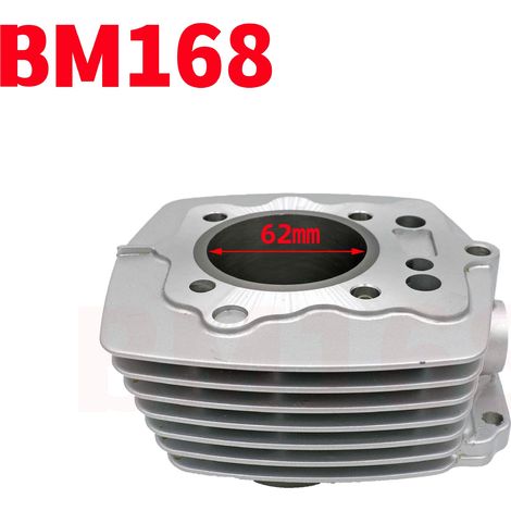 CG125ZJ125, modifiziert auf 150/62 Bohrung, Zhujiang, Qianjiang, Lifan modifizierter Zylinderblock, Zylinderlaufbuchse und vierteiliger Zylindersatz (1/4)