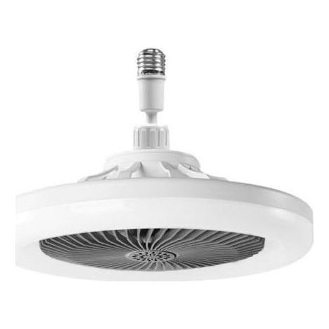 Ventilateur Plafond Avec Lumiere,ventilateur Silencieux Plafond,E27 plafonnier LED À Intensité Variable,3vitesses,Temporisable (Gris) [Classe énergétique A] (1/5)