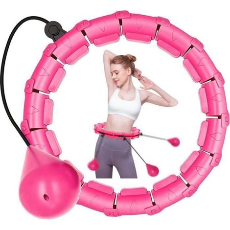 Cerceau Hula Hoop - Réglable 24 Sections - Pour Fitness et Renforcement Abdominal - 1 Pièce (1/5)