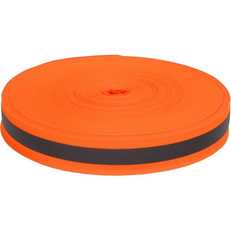Ruban Fluorescent Réfléchissant Souple et Durable pour Sécurité Nocturne Améliorée - Orange Fluorescent (1/5)