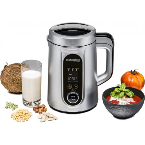 Rommelsbacher Suppen und Veggie Drink Bereiter SVD 1400 Vera, Wasserkocher ,edelstahl/schwarz, 1,3 Liter
