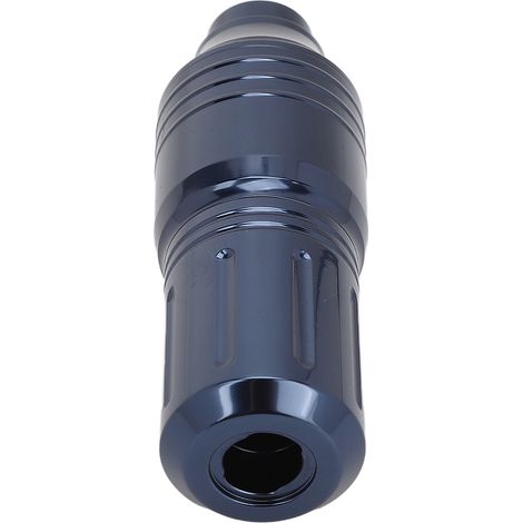 Machine à tatouer à stylo rotatif puissant avec interface RCA pour des lignes nettes et précises, effet brouillard bleu fumé. (1/5)
