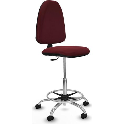 Piqueras y Crespo Silla de Oficina granate ergonómica (1/3)