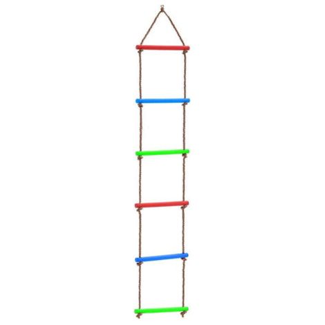 Balançoire trapézoïdale multifonction, trapèze avec anneaux en plastique, trapèze multifonction en bois pour enfant, anneaux trapèze pour l'extérieur, balançoire trapèze avec anneaux