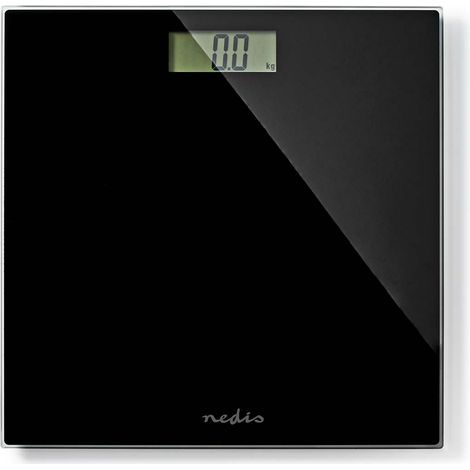 Nedis PESC500BK báscula digital negra diseño moderno
