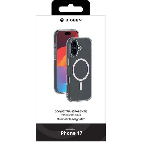 Coque MagSafe - iPhone 17 - Transparente - Protection Compatible Magnétique - 1 Pièce (1/4)