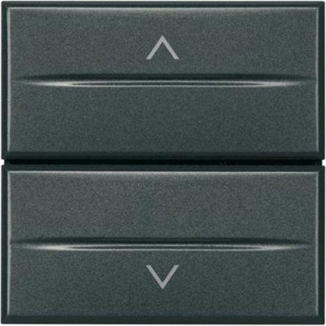 Bticino HS4027/2 Inversor de posición fija para persianas enrollables Axolute - Antracita - 2 módulos (1/2)