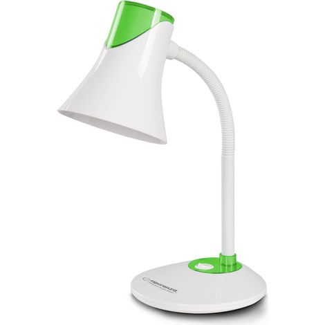 Esperanza schreibtischlampe e27 polaris grun