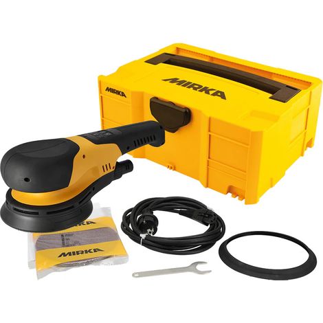 Mirka – Ponceuse orbitale rotative 750W – Vitesse 700-2500 tr/min – Ø 150 mm – Aspiration centralisée – MRS6002100CA